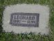 Leonard Bloom Grave Marker