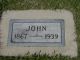 John Frisell Grave Marker