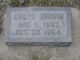 Adolph Johnson Grave Marker