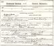 John and Carrie Sonney Marriage Certificate