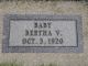 Bertha Friedman Grave Marker