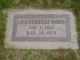 Lois Runquist Baker Grave Marker